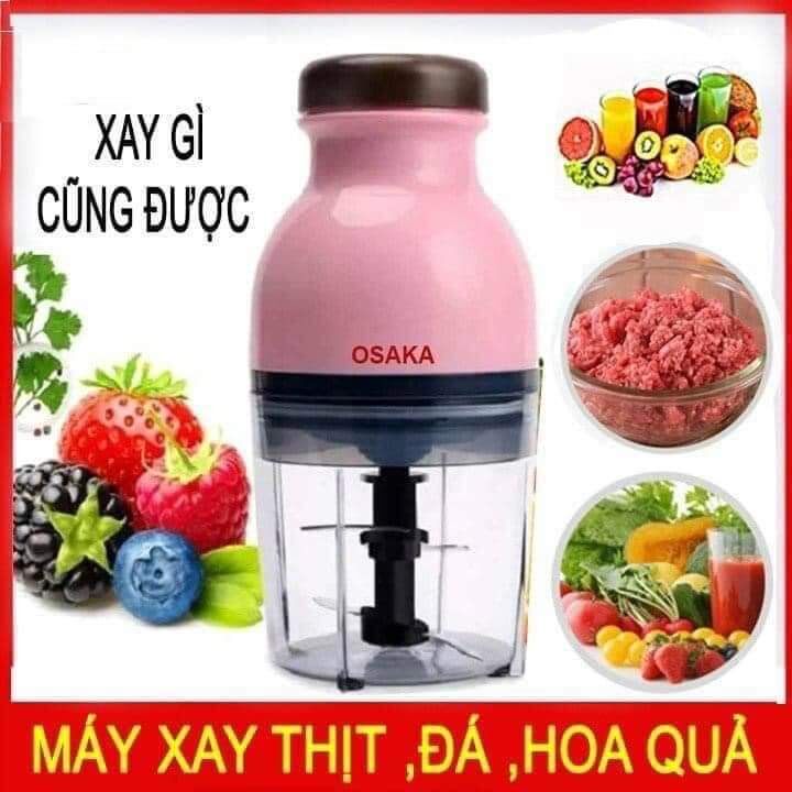 Máy Xay Sinh Tố, Xay Đá, Xay Đa Năng Cao Cấp Osaka /DHA Mẫu nắp NÂU[Bảo hành 6 tháng ]