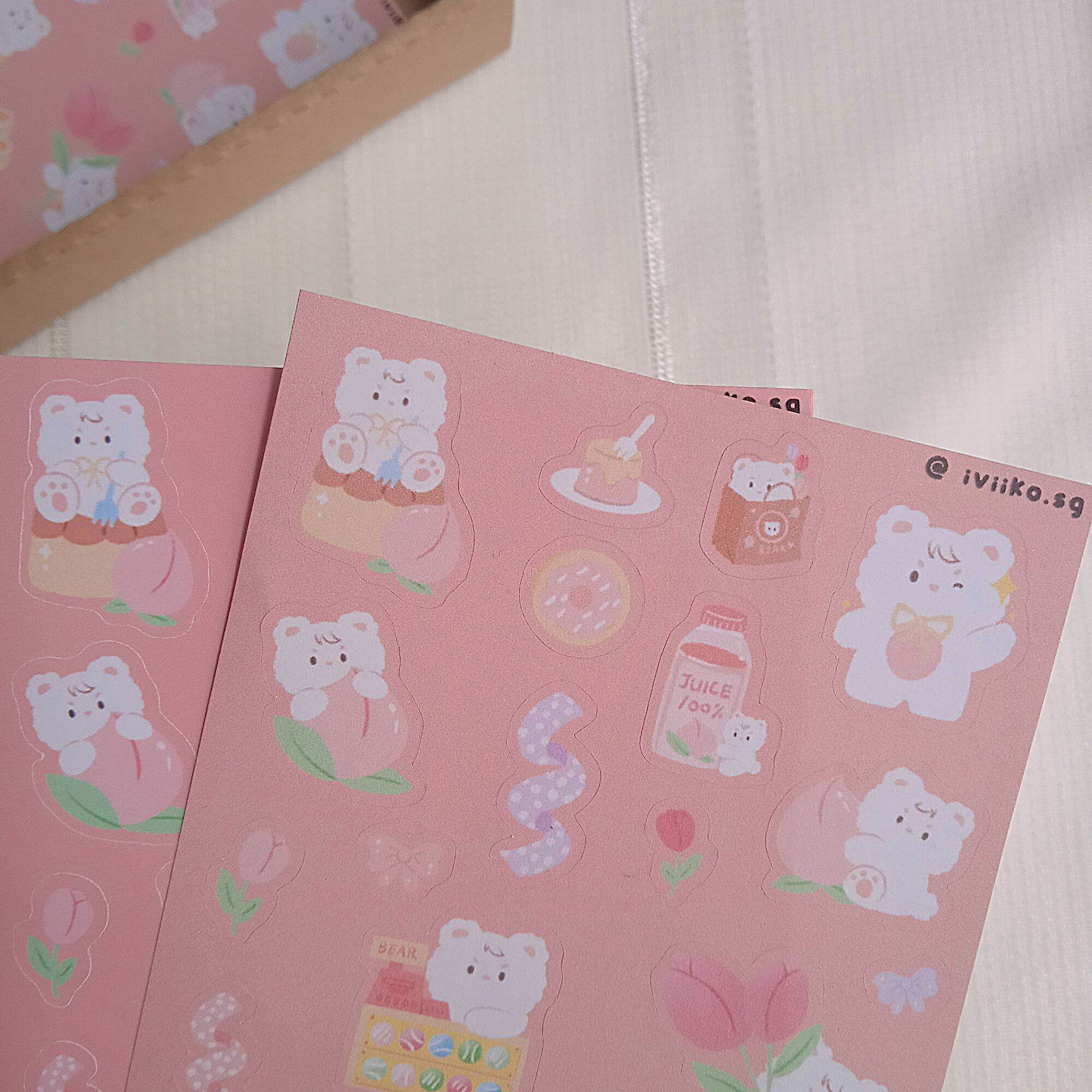 Sticker Cute Bear (9x13cm) | IVI IKO