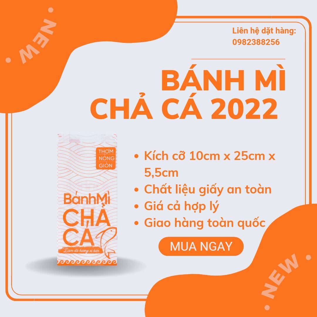 500 túi bánh mì chả cá cam