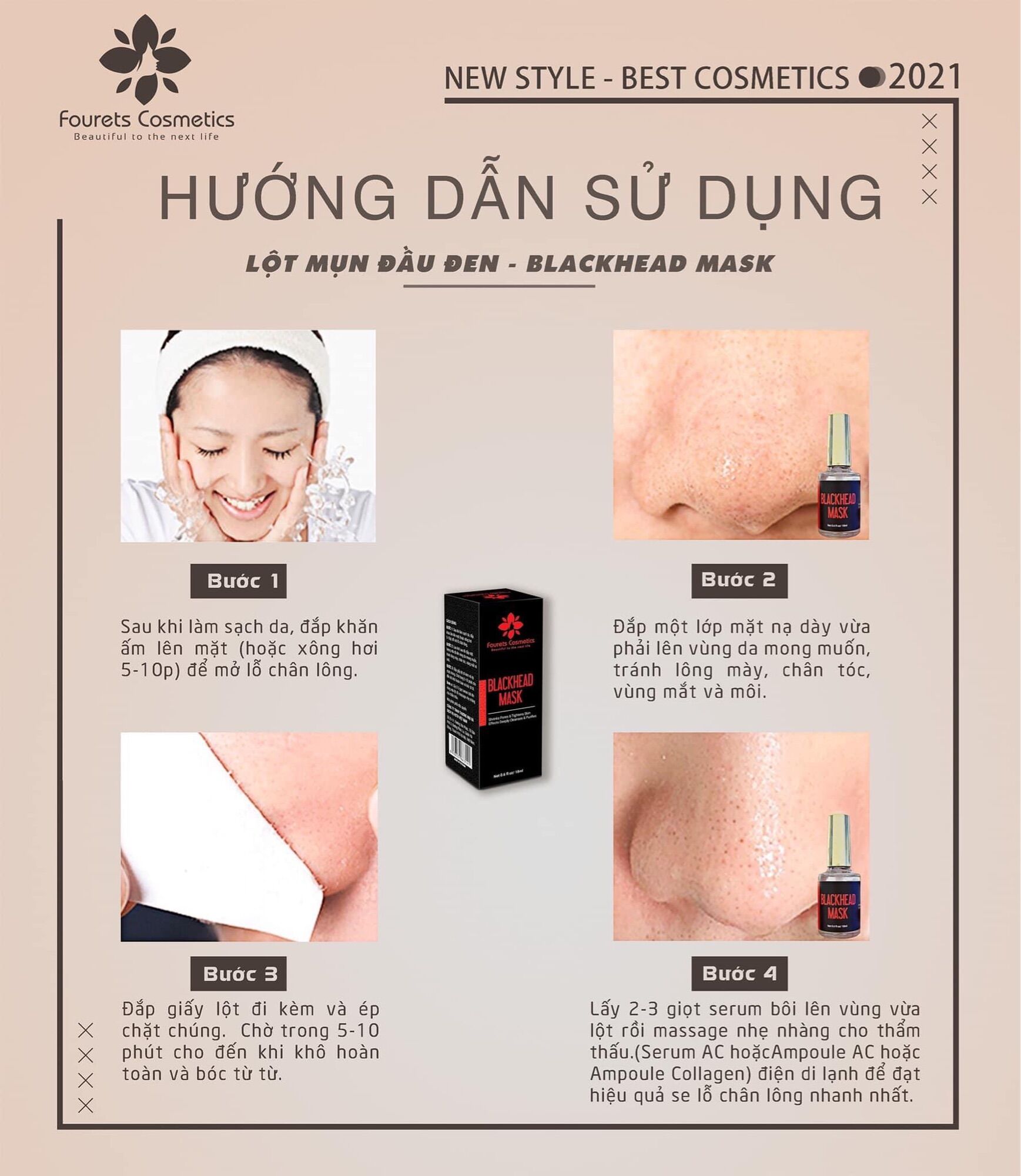 Ủ mụn đầu đen leau claire 12ml {Có kèm giấy lột}
