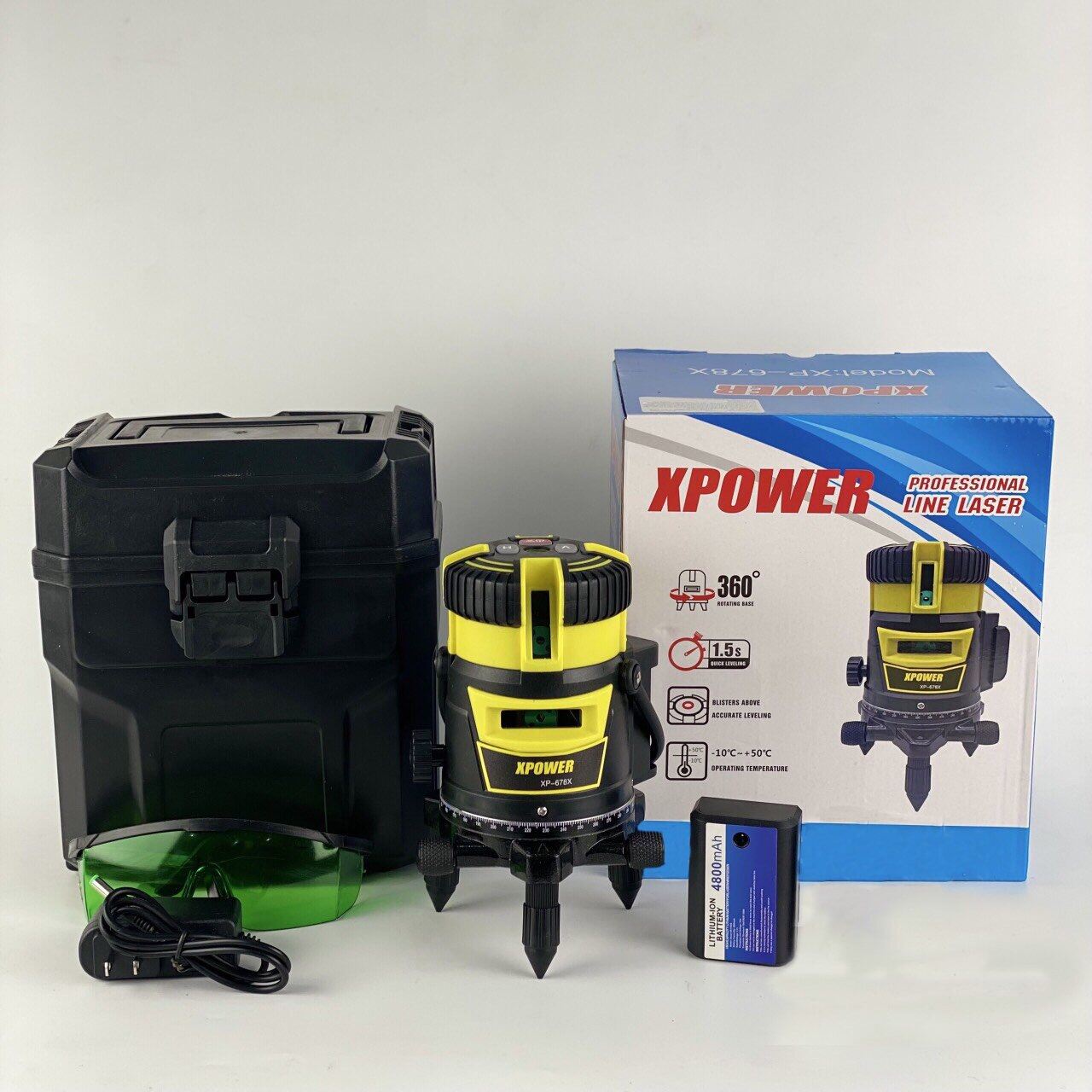 Máy lazer cân bằng , Máy bắn cốt 5 tia xanh Xpower C51. 
