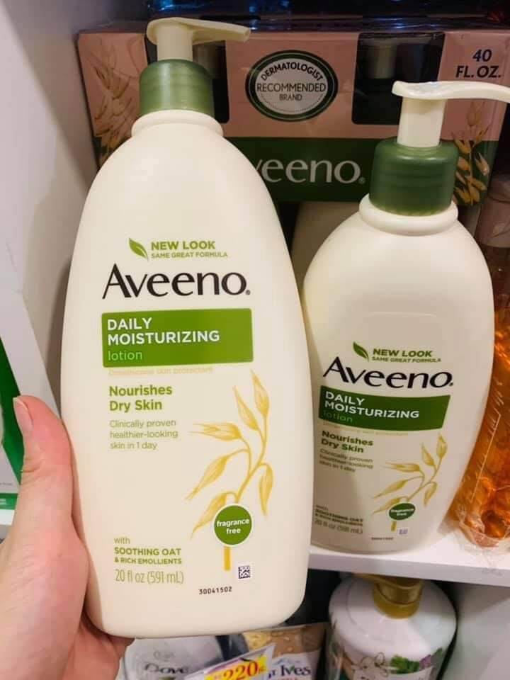 [Hcm]Sữa Dưỡng Thể Yến Mạch Aveeno 591Ml - Usa