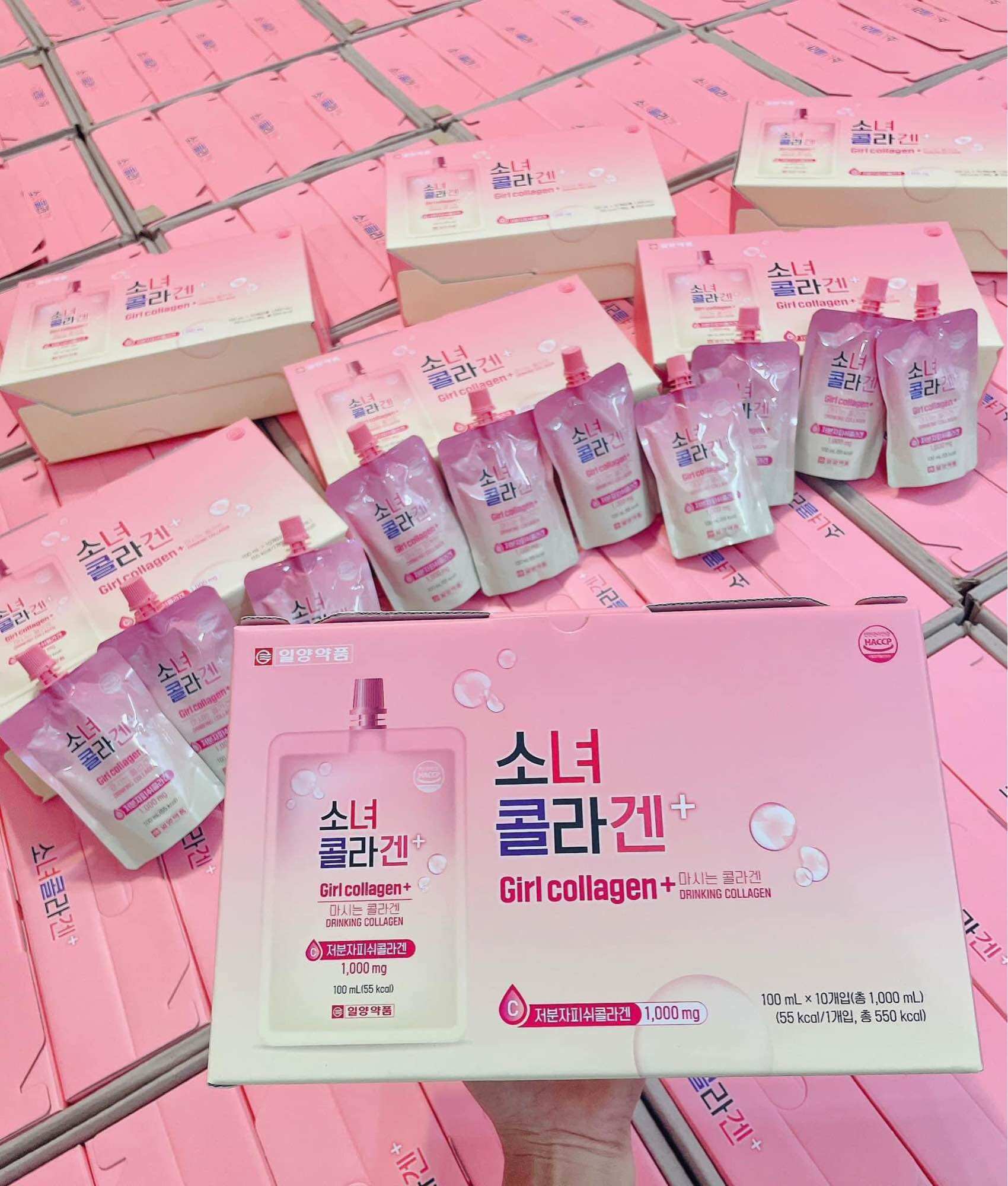 Girl collagen mờ nám trắng da- hộp 10 gói lt 3 hộp