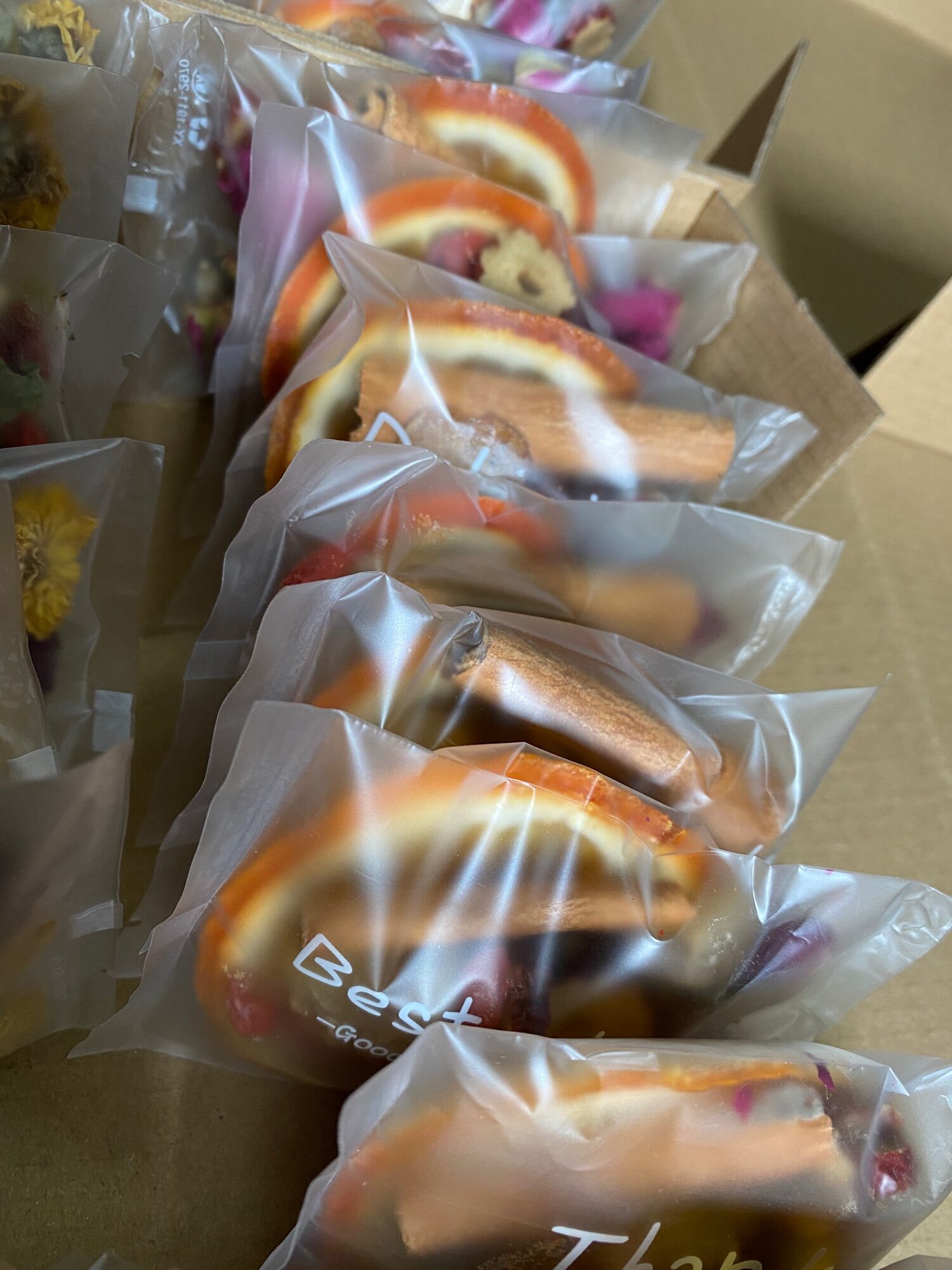 Set 30 gói Trà Cam Quế Hoa Hồng ( hoa hồng, cam, quế cây, long nhãn, táo lát,..)