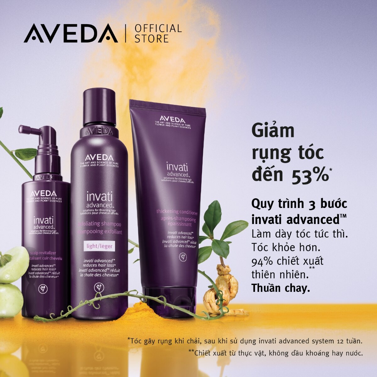 [HSD: 8.25][GIẢM 50%] Bọt tạo kiểu Aveda Invati Advanced™ Thickening Foam  150ML