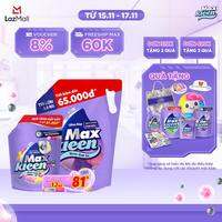 [Tặng kèm nước giặt xả 1kg2 ngẫu nhiên] Nước giặt xả cho máy giặt MaxKleen hương Hoa nắng/ Huyền diệu/ Vườn sớm mai 3.8kg