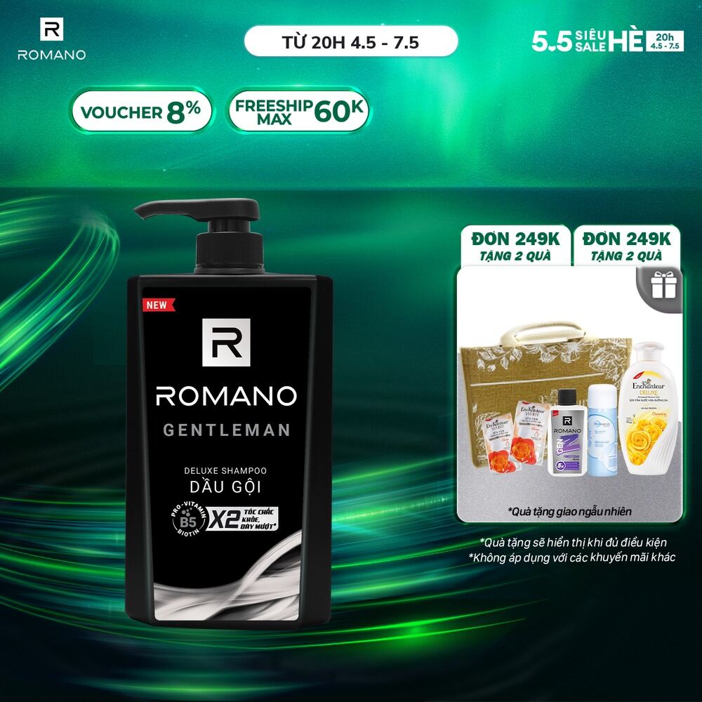 Sữa tắm hương nước hoa Romano Gentleman 650g