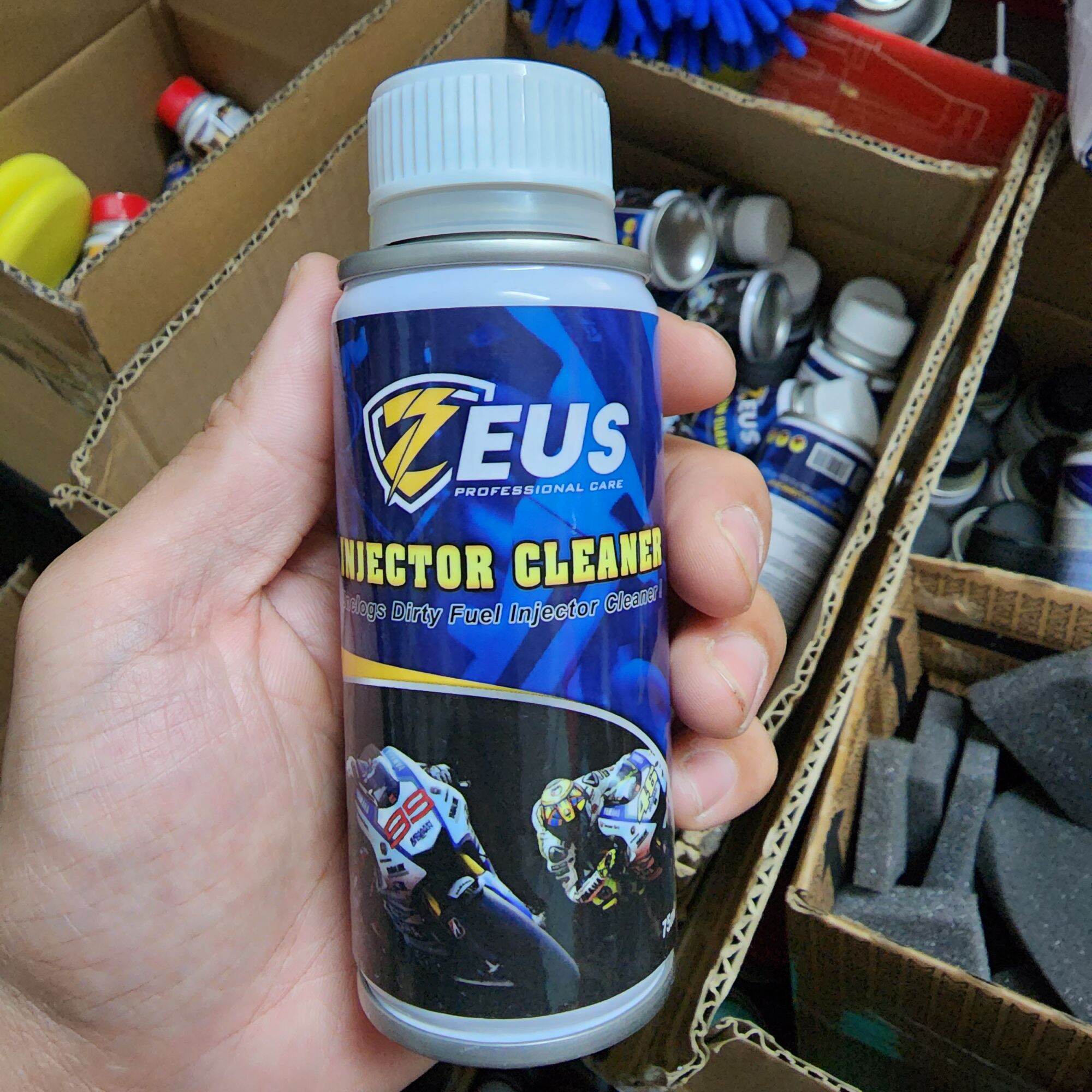 Vệ sinh buồng đốt, kim phun zeus Carbon Cleaner 75ml