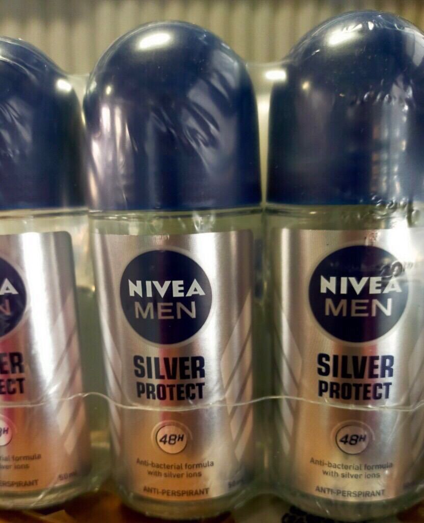 Lăn khử mùi nivia men sliver protect 50ml