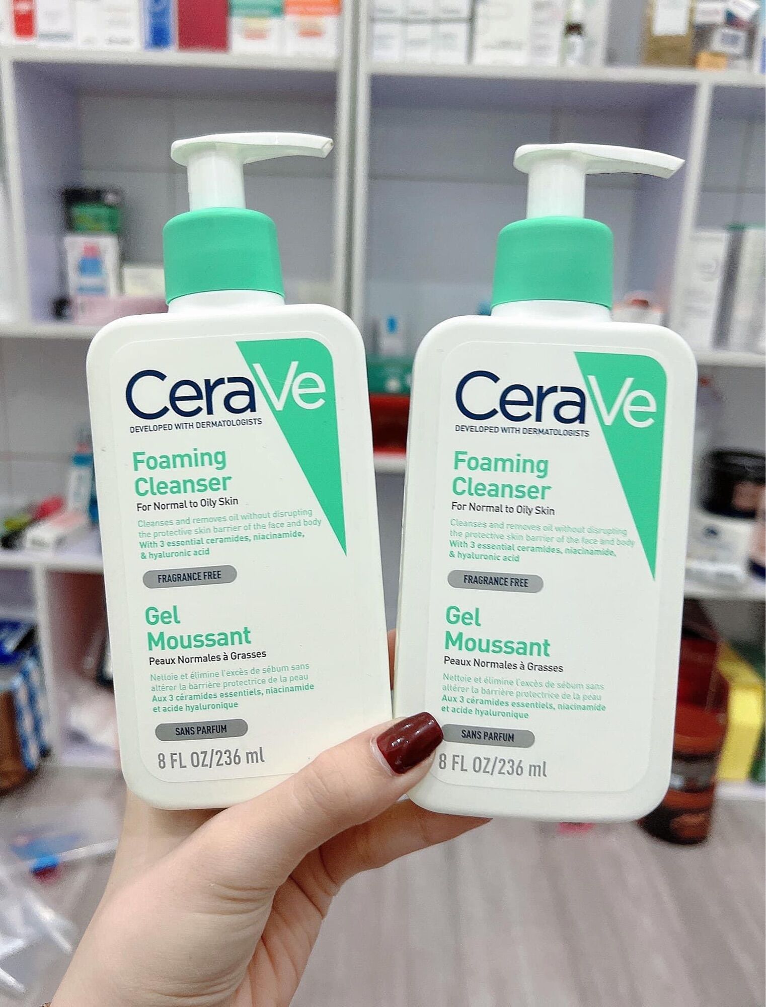 SỮA RỬA MẶT CERAVE DA DẦU NHỜN ( 236 ML )