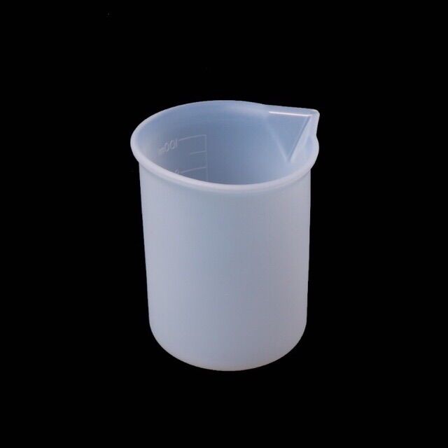 Cốc Đo Định Lượng 100ml Silicone Dẻo Chia Vạch Tiểu Ly Dùng Pha Keo Epoxy Resin - Trường Thịnh Sài Gòn