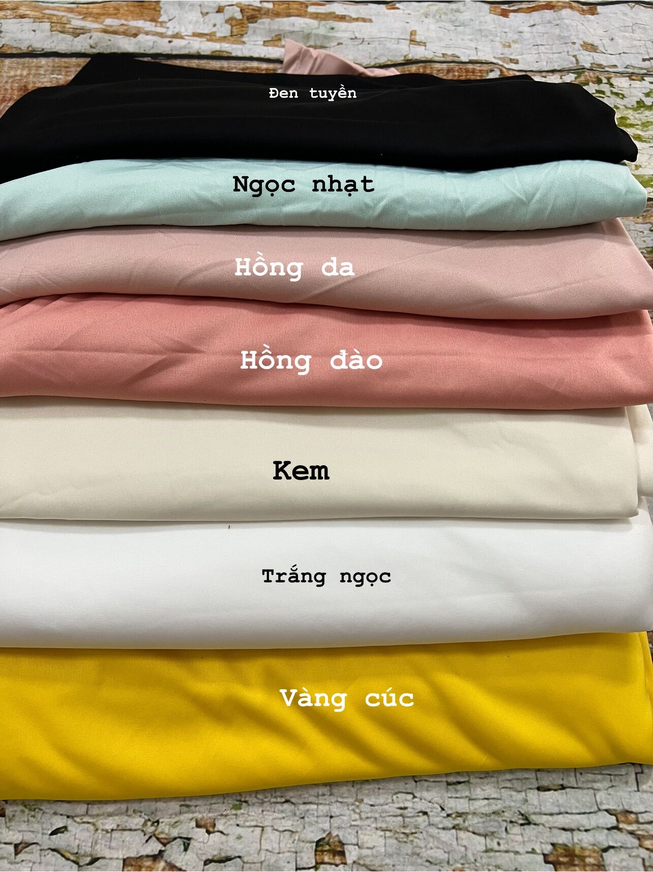 Vải Thun lót , lót trong các loại vải mỏng ,