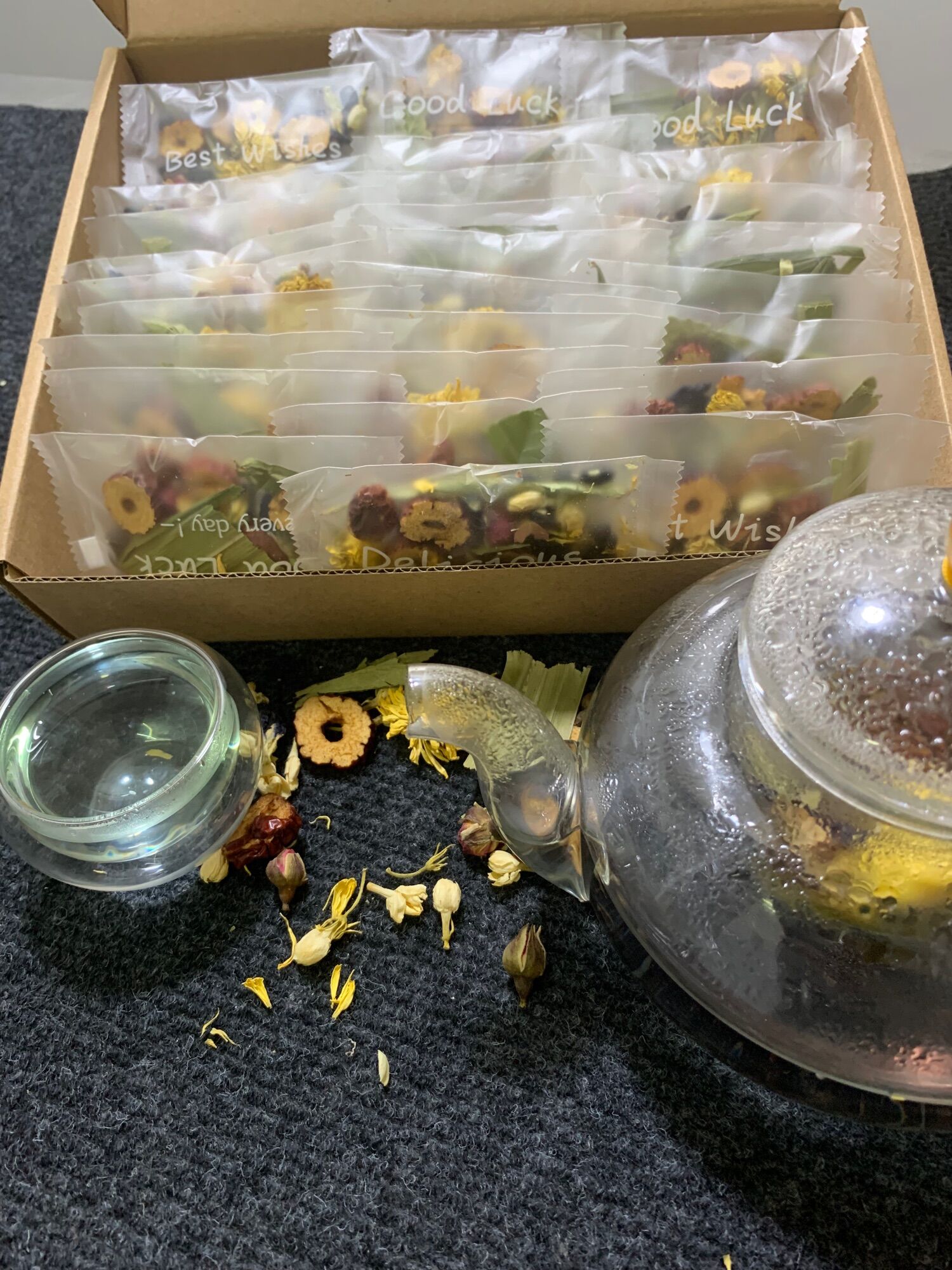 Trà mix 8 vị - giảm cân an toàn, thanh nhiệt giải độc