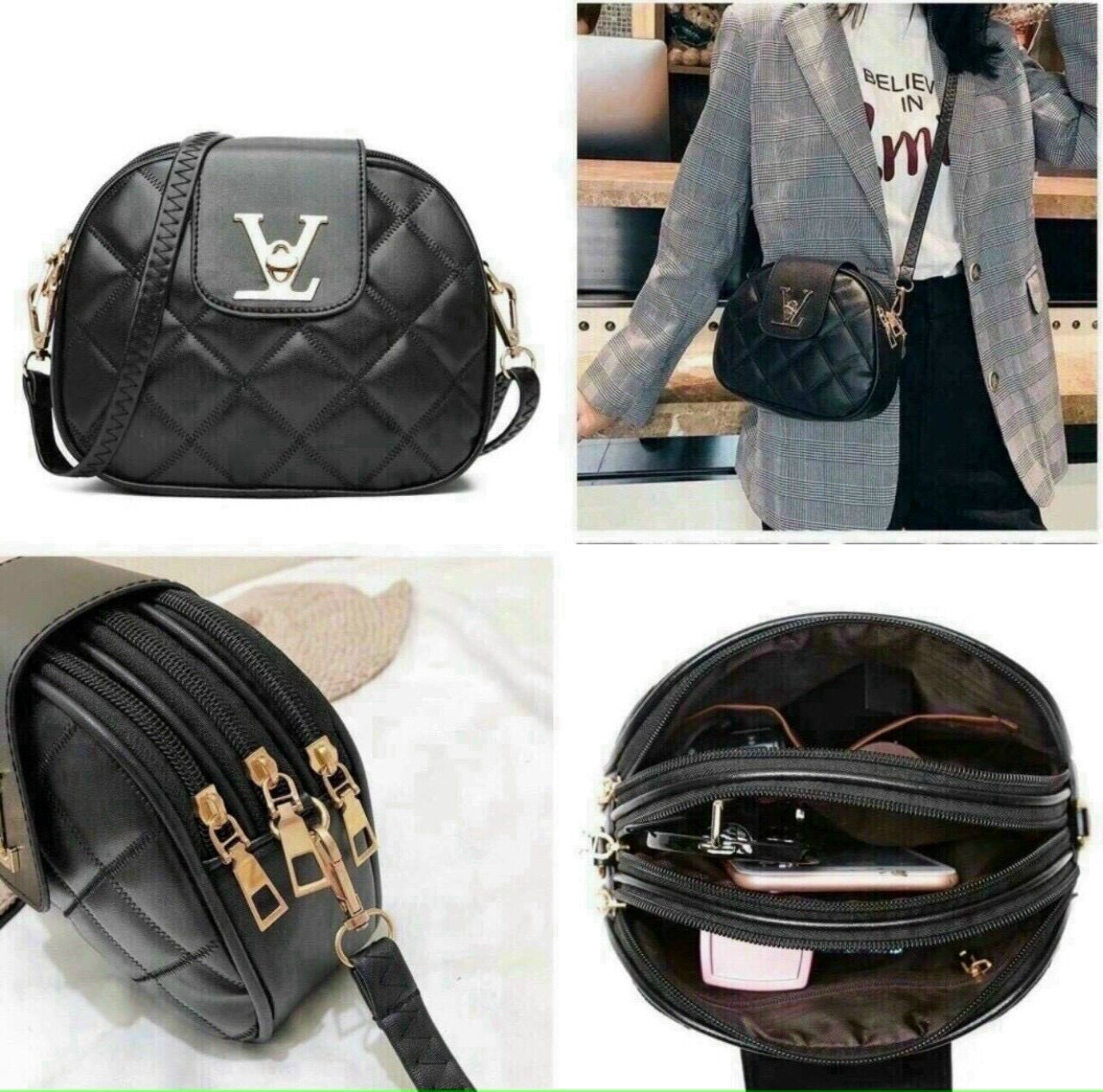 Túi xách nữ ba ngăn đeo chéo size 22cm