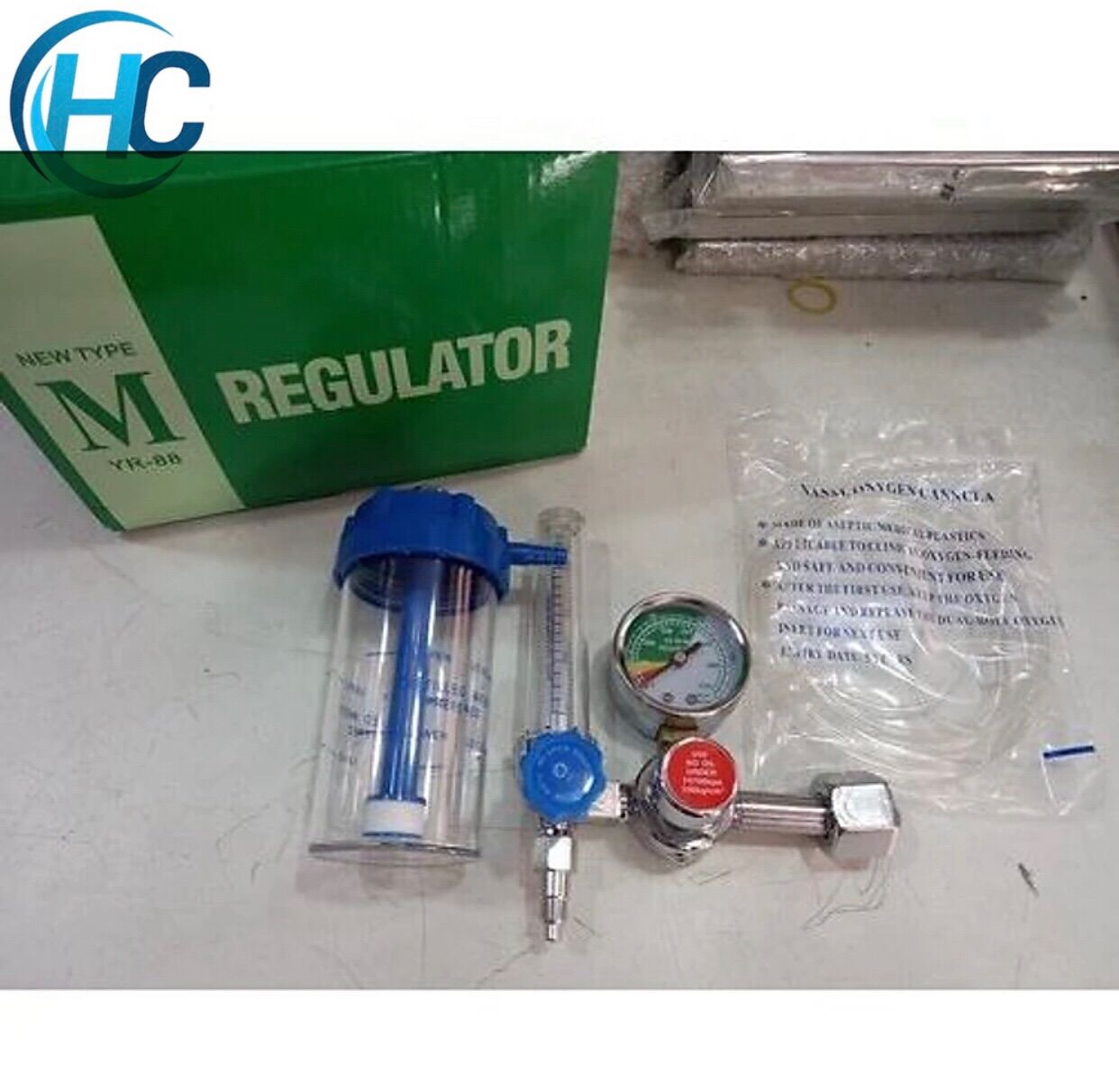 [CHÍNH HÃNG] Đồng Hồ Oxy Y Tế- Regulator YR-88 (Có Bình Tạo Ẩm)