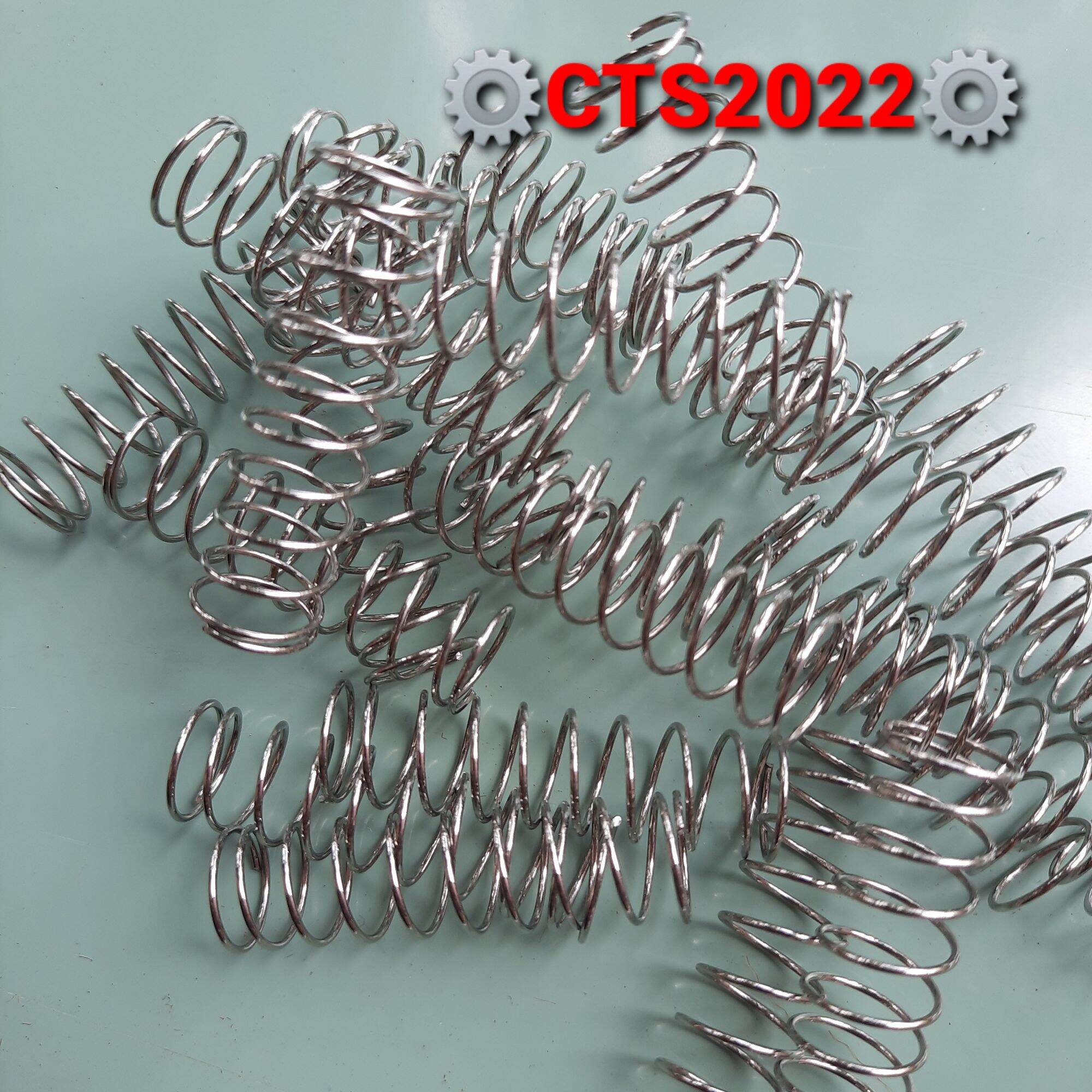 Lò xo nén inox phi 12mm sợi 0.8mm dài 40mm