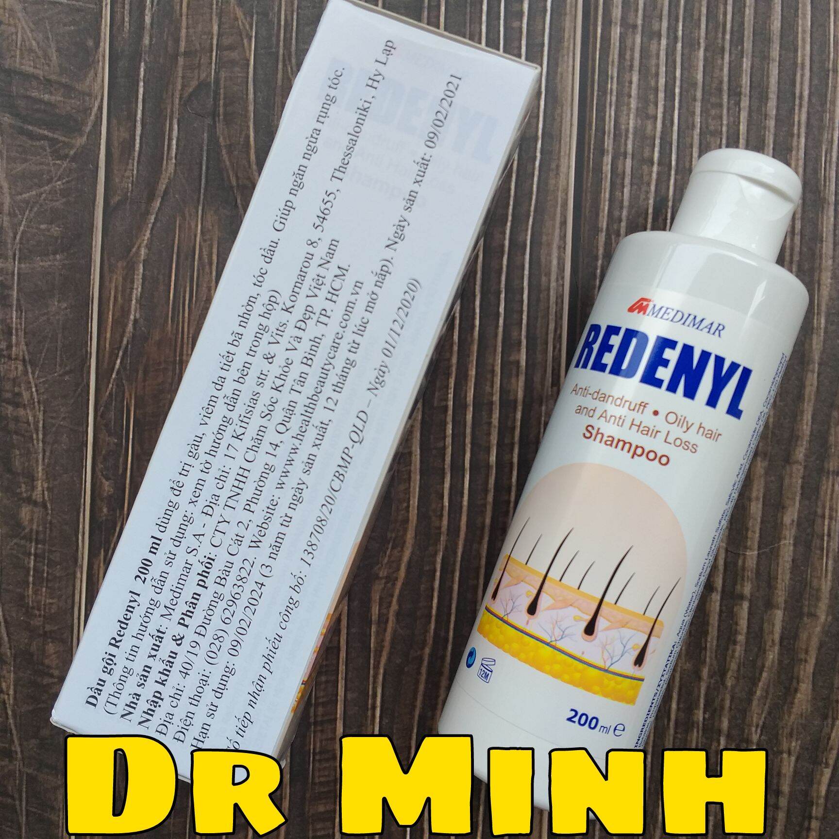 Dầu gội Redenyl 200ml giúp kích thích mọc tóc