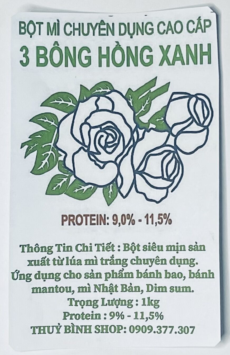 1 kg Bột mì BÔNG HỒNG XANH