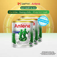 [Voucher giảm đến 16%][FREESHIP 0Đ TOÀN QUỐC] Combo 3 Sữa Bột Anlene Hương Vani 800G