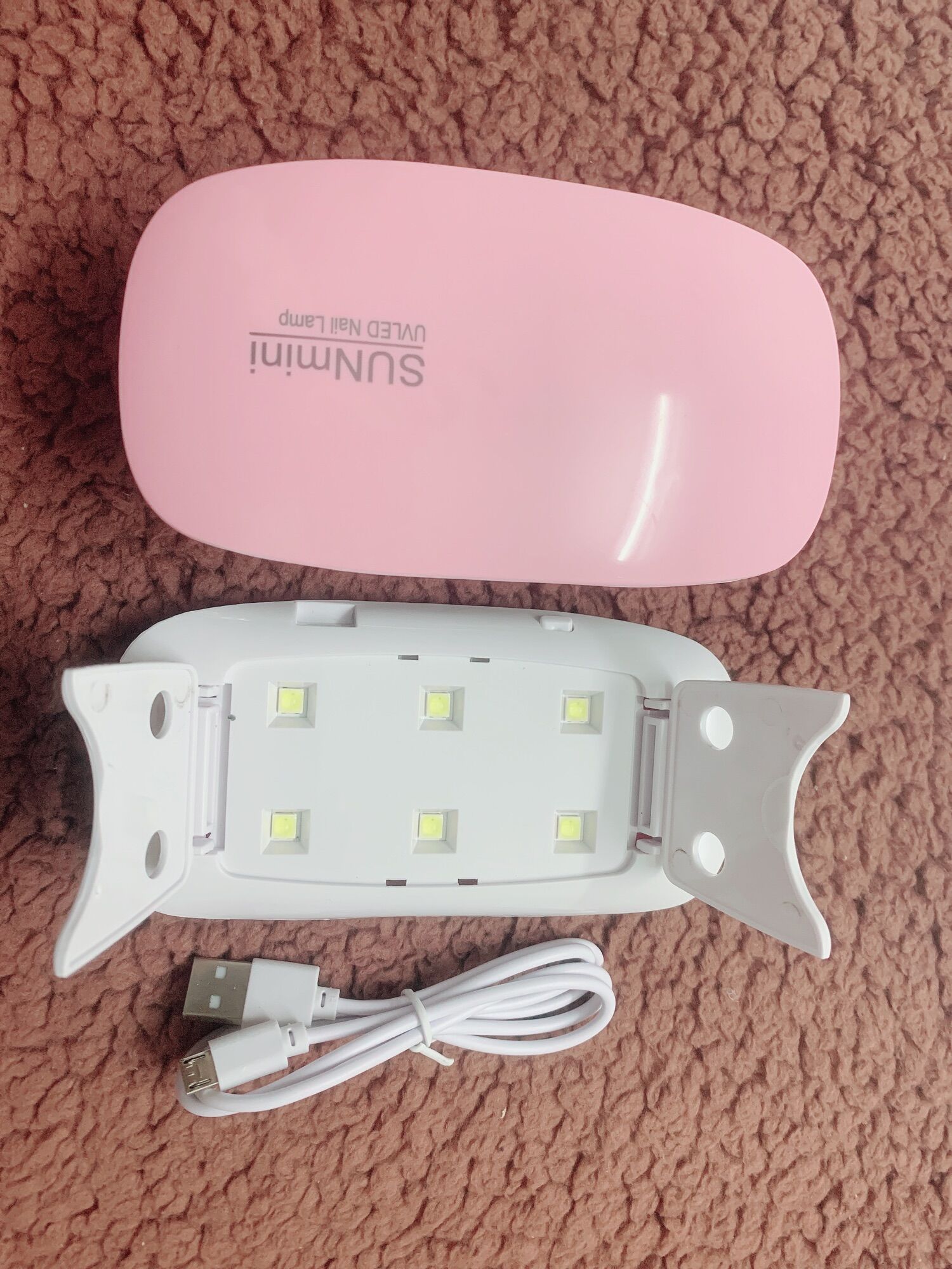 Máy hơ móng mini, máy hơ sun mini 6 đèn