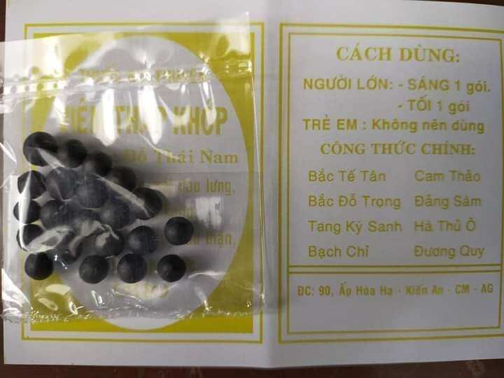 [ Hàng chính hãng ] Combo 100 gói V_Thấp khớp - Đỗ Thái Nam