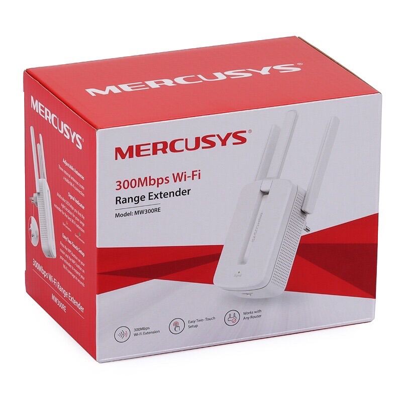 Bộ kích sóng wifi 3 râu chính hãng Mercusys 300Mbps