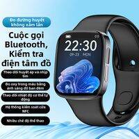 Non-Invasive Blood Glucose Lipid Uric Acid Monitoring Smart Watch with Bluetooth Call, Blood Pressure ECG SpO2 Temperature Heart Rate Breathing Body Fat MET Radiation Alarm for Elderly Health