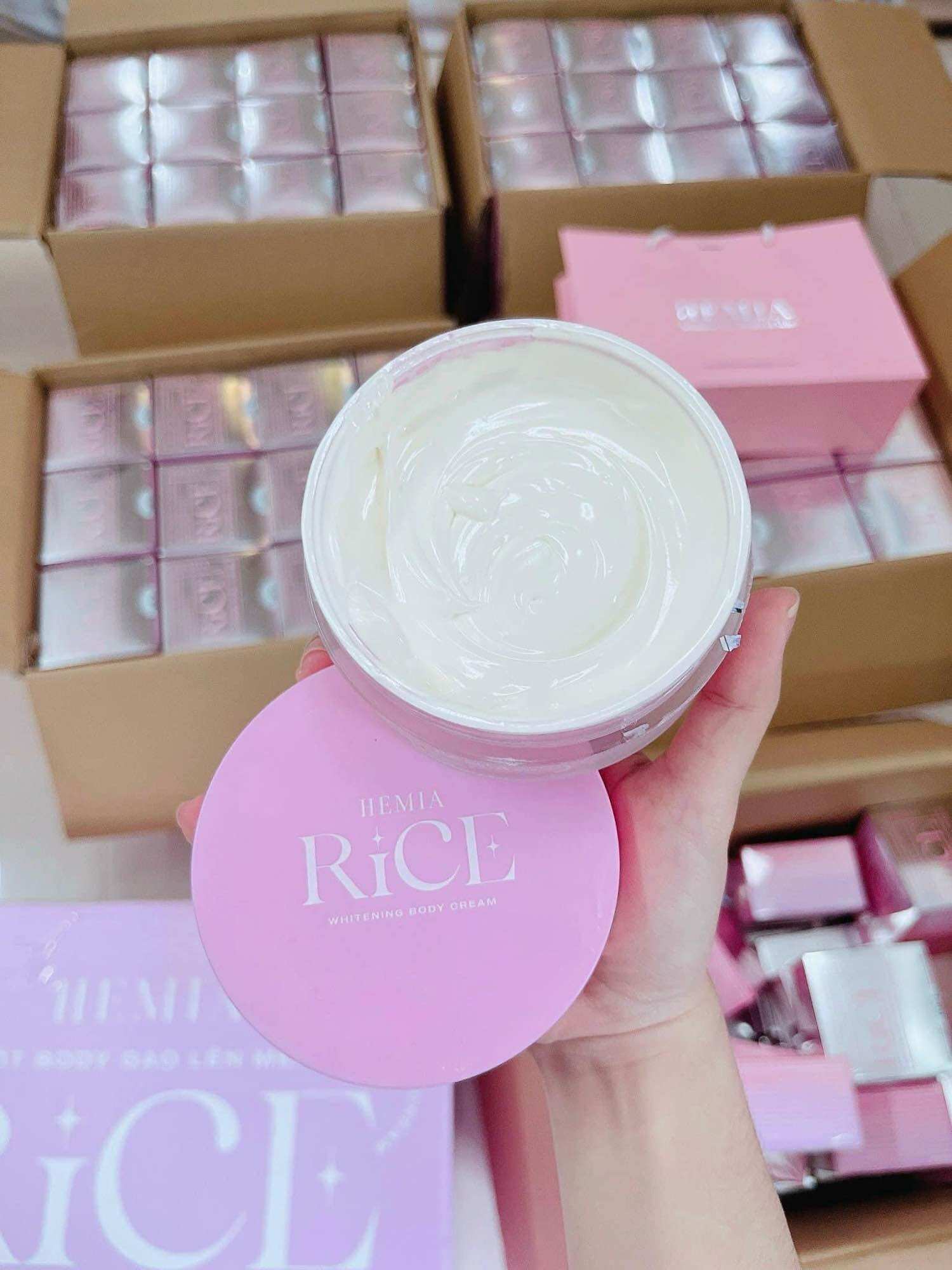 [Chính hãng] Kem dưỡng da body cốt gạo lên men Hemia