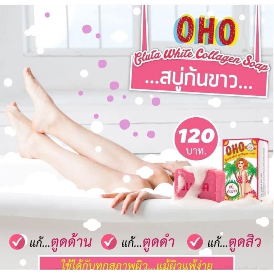 xà phòng trắng da tri thâm oho thái lan