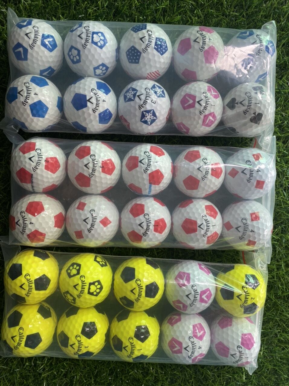 bóng golf callaway ( bóng đá) túi 10 quả