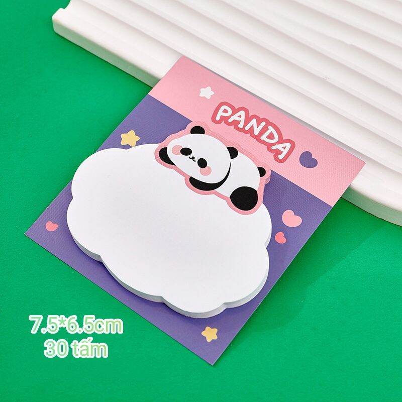Set 30 tờ giấy note , giấy ghi chú gấu trúc panda dễ thương