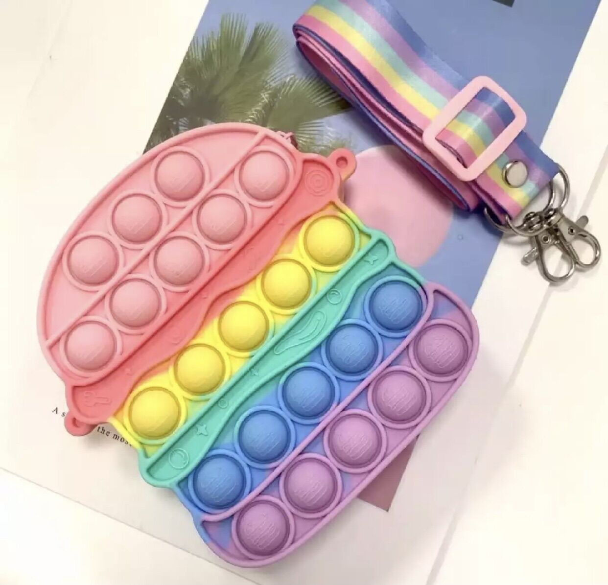 Túi  pop it bong bóng hot trend cho bé gái