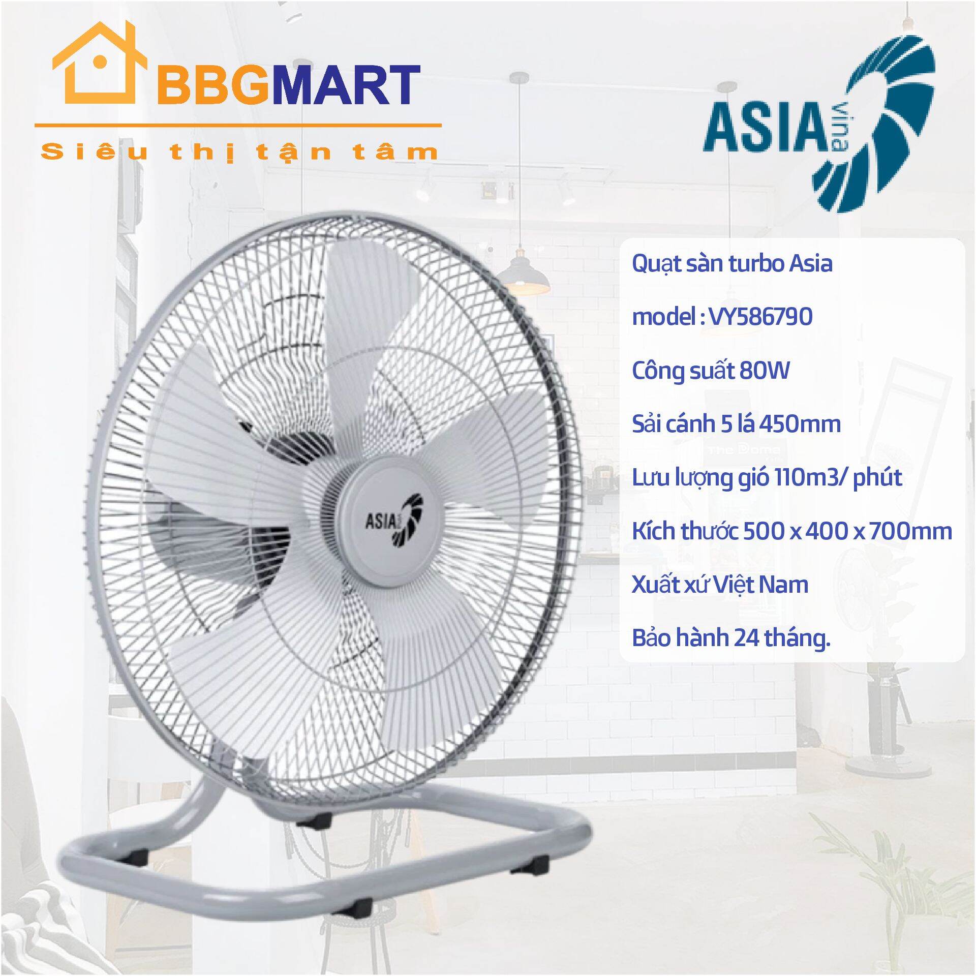 Quạt sàn lifan s-18cn động cơ dây đồng 55w sải cánh 450mm hoạt động êm