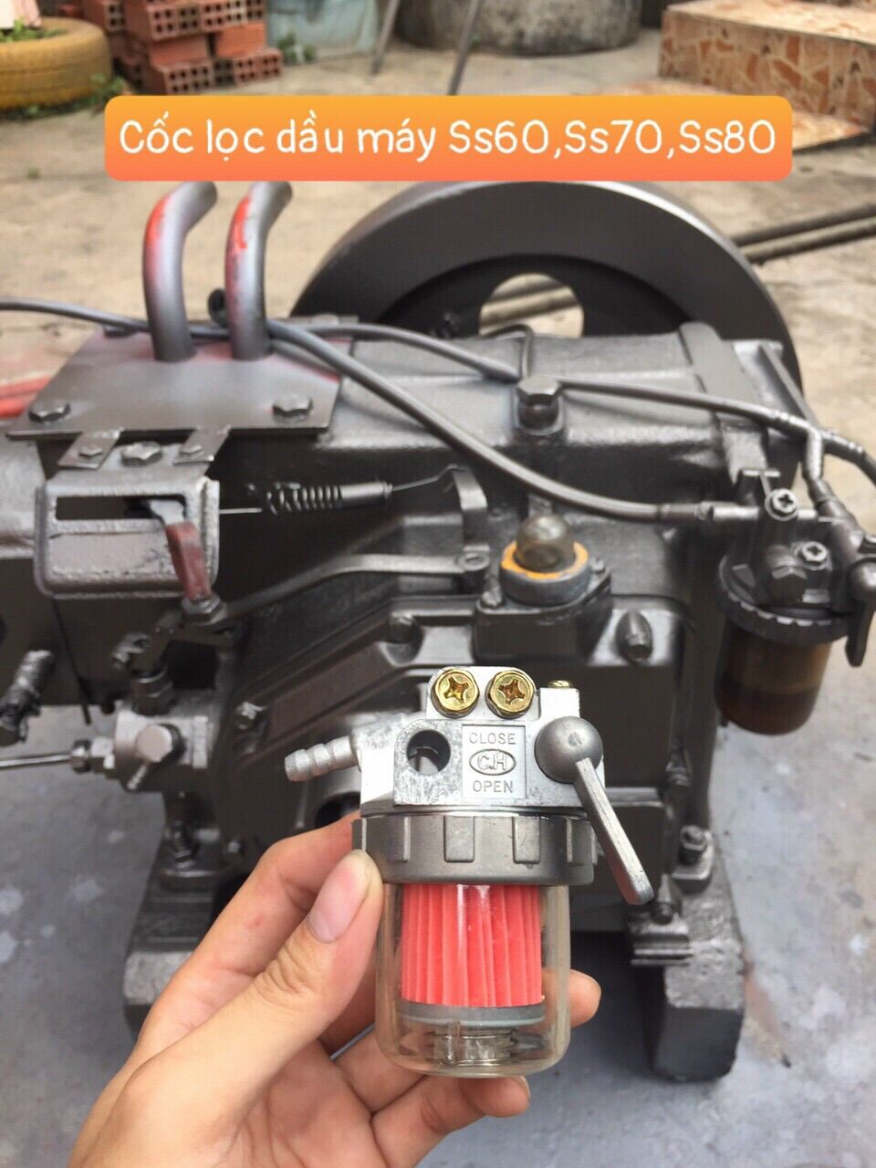 Cốc lọc dầu máy Ss50,Ss60,Ss70,Ss80,Ss90,Ss11,Ss13