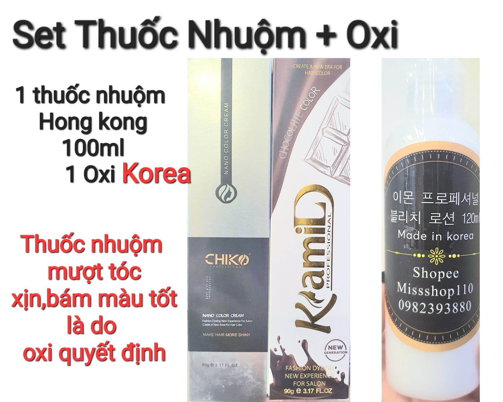 THUỐC NHUỘM TÓC MÀU PHÚC BỒN TỬ THẢO DƯỢC HÀN QUỐC