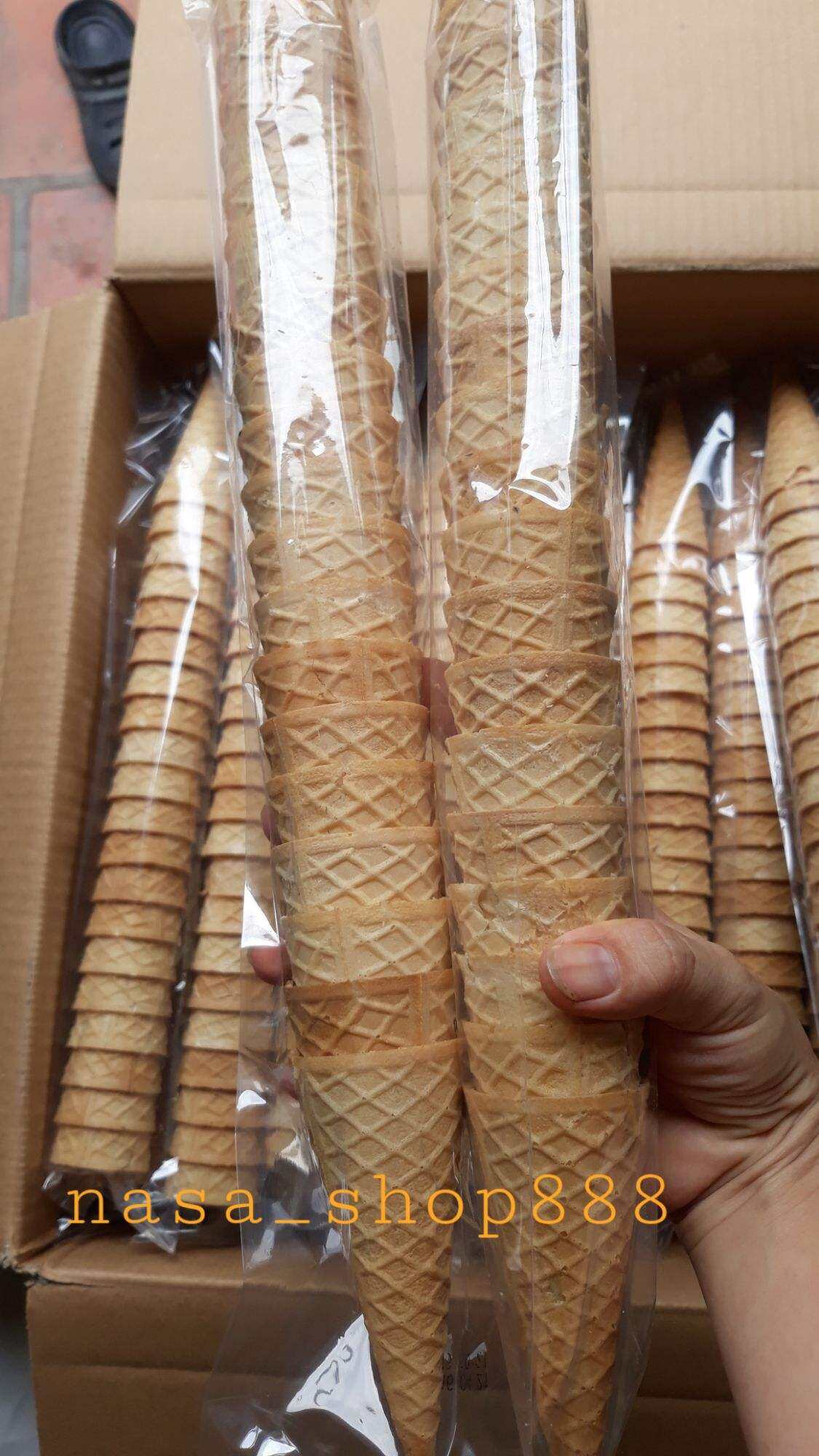 Bịch 20 cái bánh ốc quế giòn ăn kem