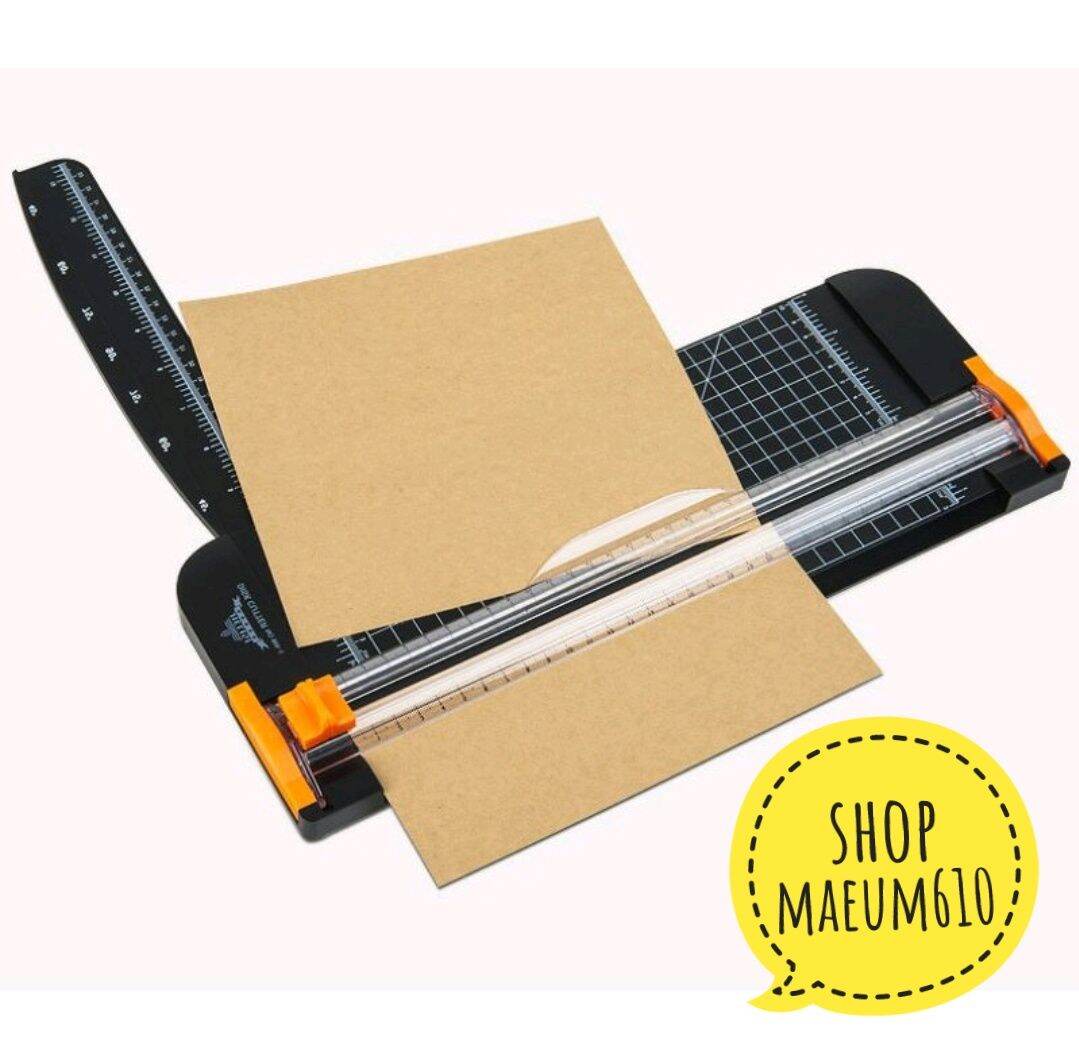 Bảng cắt giấy xịn loại to Paper cutter A3 A4 màu đen làm thiệp handmade