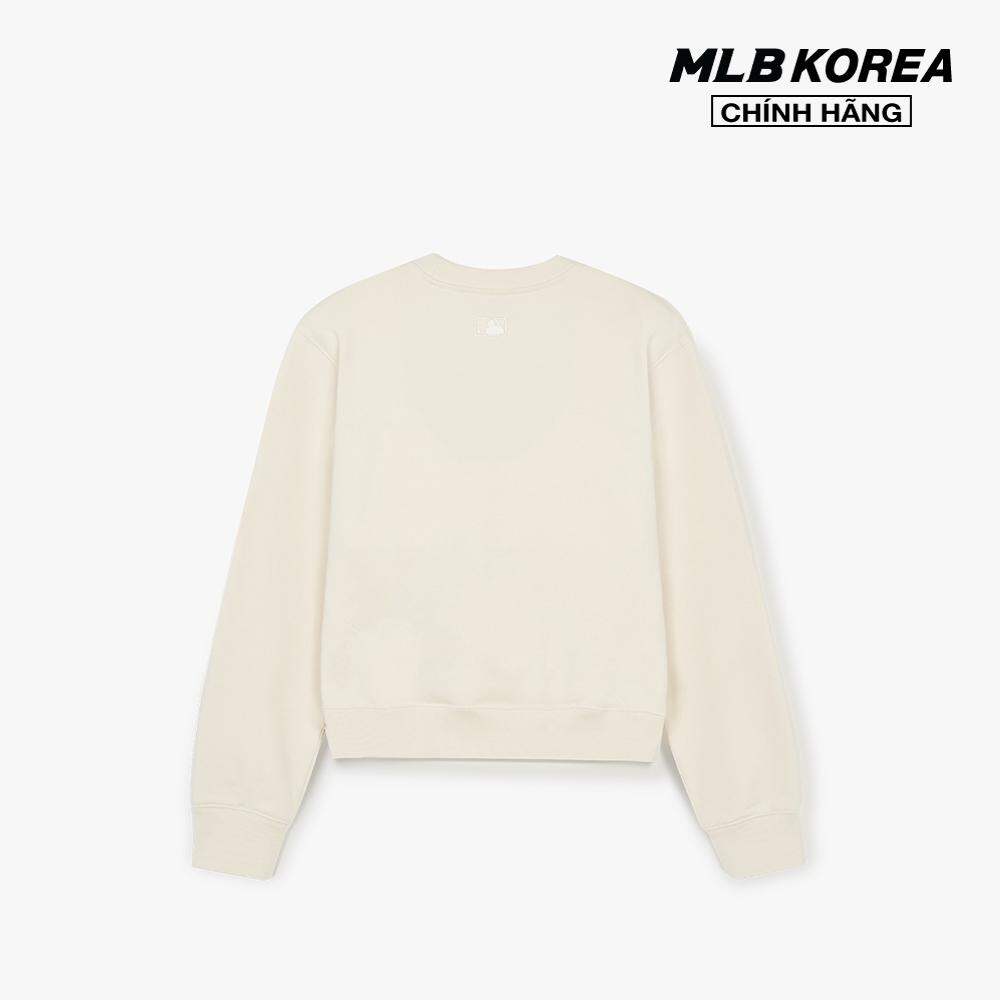 MLB - Áo sweatshirt nữ cổ tròn phom croptop Basic Small Logo 3FMTB1341-43CRD