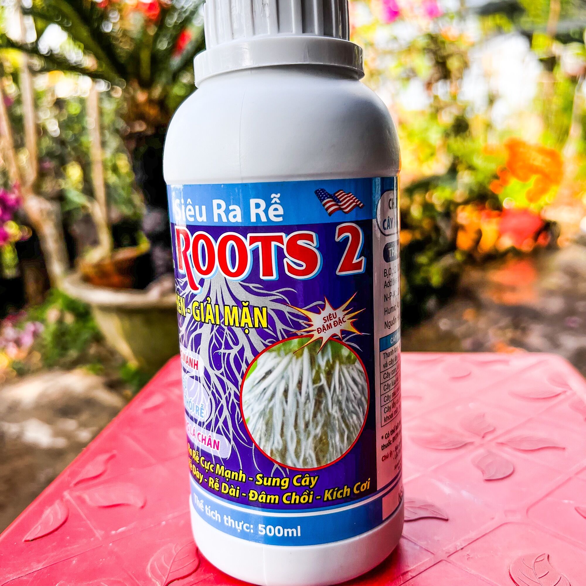 Phân bón kích rễ cực mạnh phục hồi cây đâm chồi mập đọt (roots Mk500)