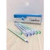 Bút bi thiên long - hộp 20 bút bi thiên long ngòi 0.6mm - fo 093 - màu đen/xanh
