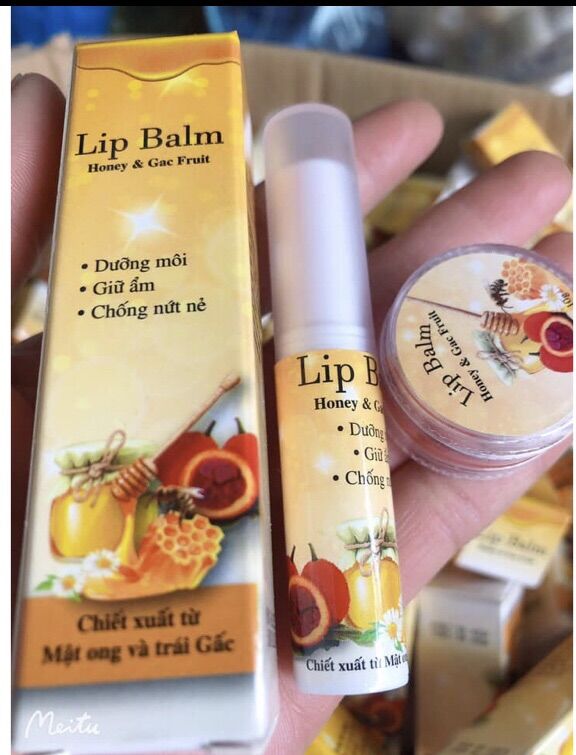 Dưỡng Môi Sáp Ong Lip Balm - Dưỡng tinh dầu quả Gấc