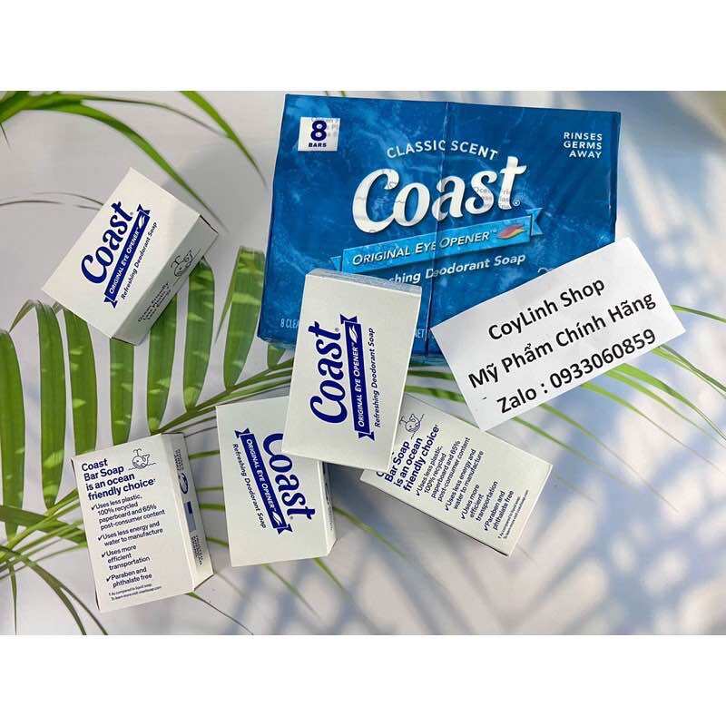 Lốc 8 Xà bông cục Coast Mỹ