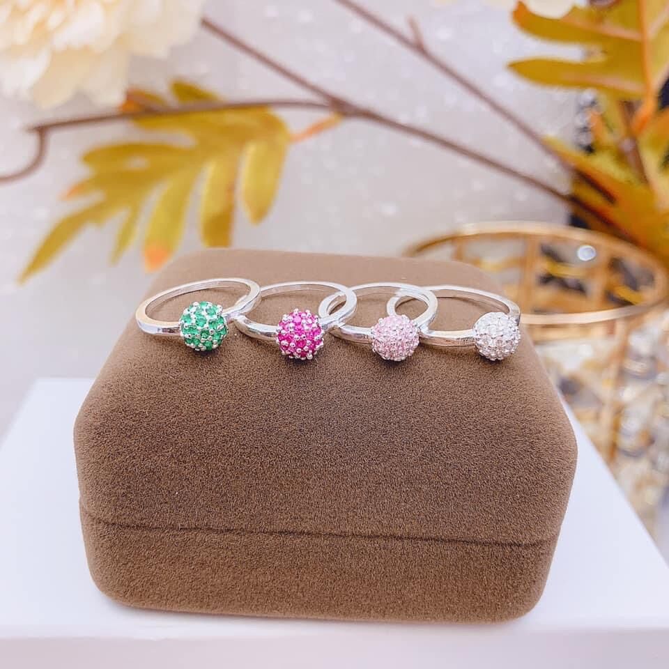 Nhẫn trẻ em-nhẫn cho bé gái xinh xắn sắc màu_qtjewelry
