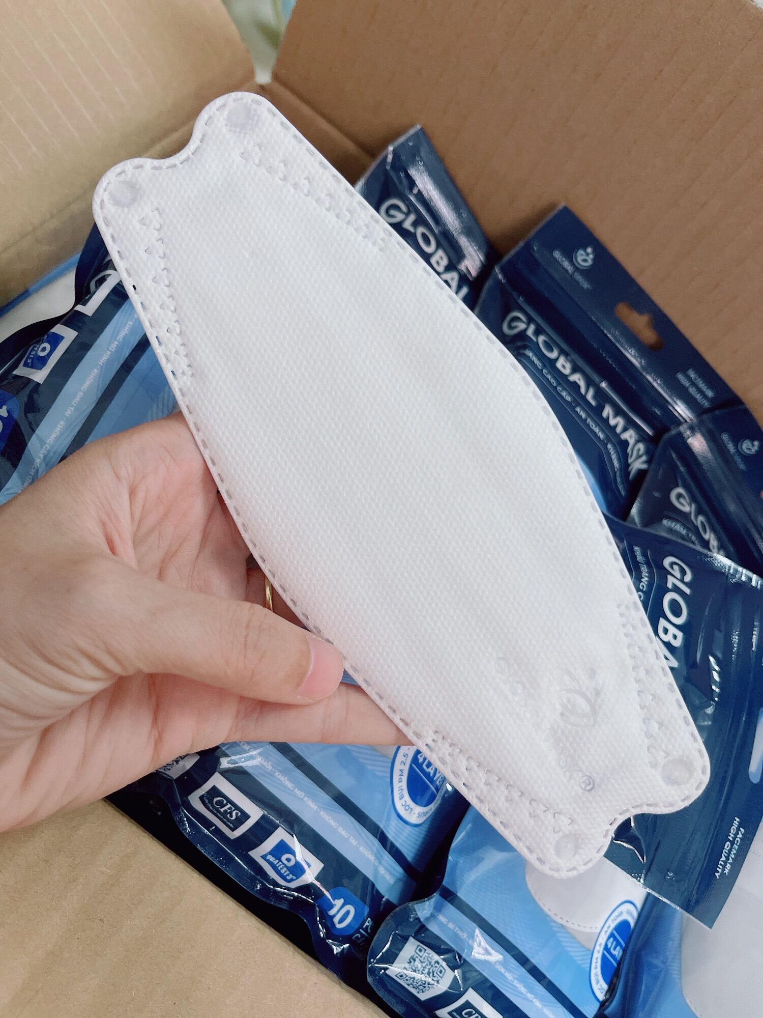 Khẩu trang KF94 Global Mask _Kháng khuẩn Cao Cấp _(10 Cái/ 1 Gói)