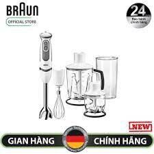 Máy xay cầm tay Braun MQ5245 Sản xuất 100% tại Châu Âu, chống văng độc quyền, xay nhanh,xay được đá, xay thức ăn dặm