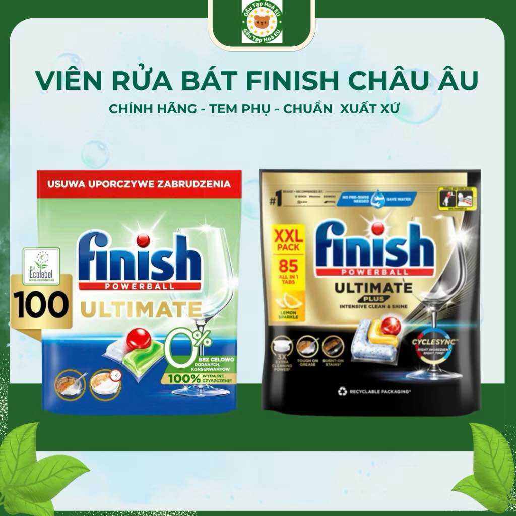 Viên rửa bát Finish Chính hãng