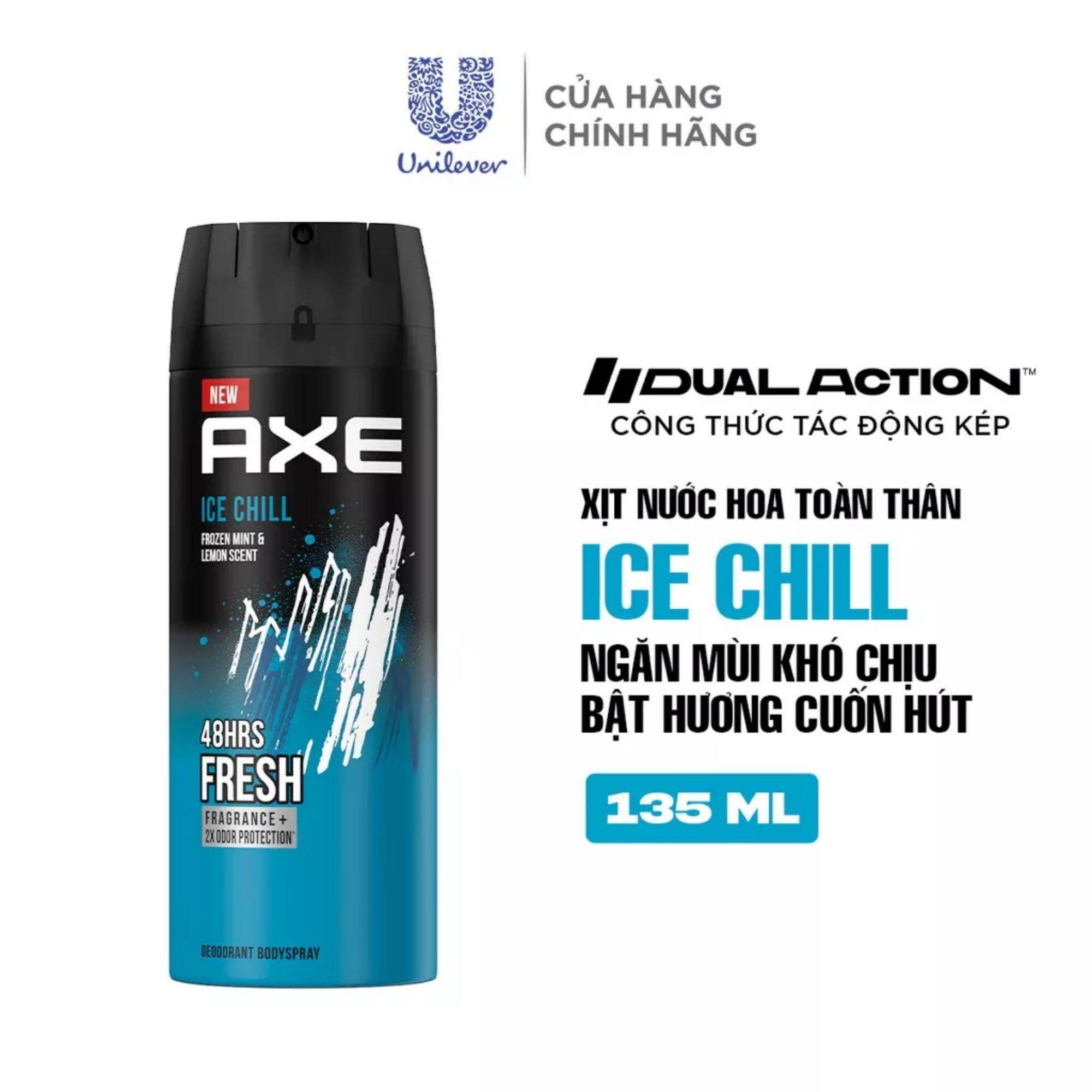 Xịt khử mùi toàn thân Axe 135ml