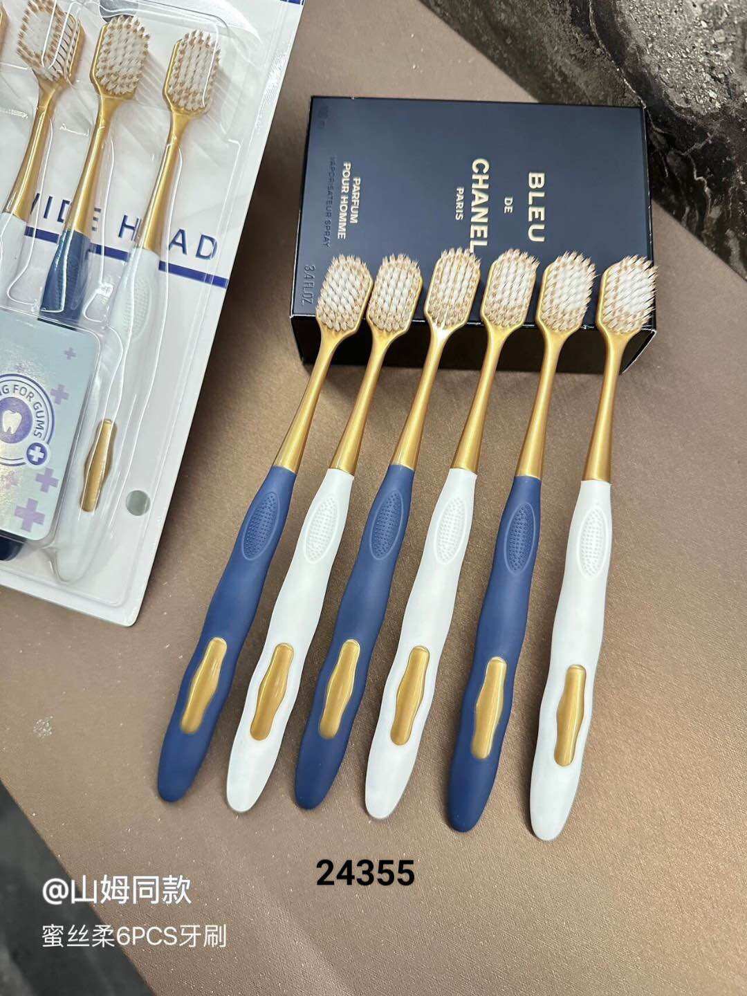 Set 6 chiếc bàn chải đánh răng nội địa Trung siêu mềm