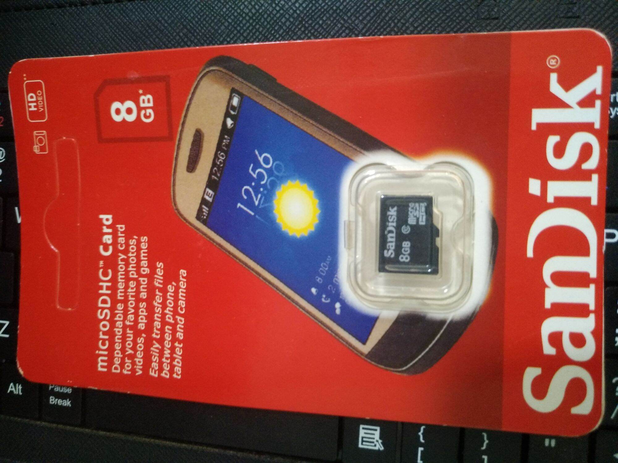 MicroSDHC SanDisk 8GB Class 10 New