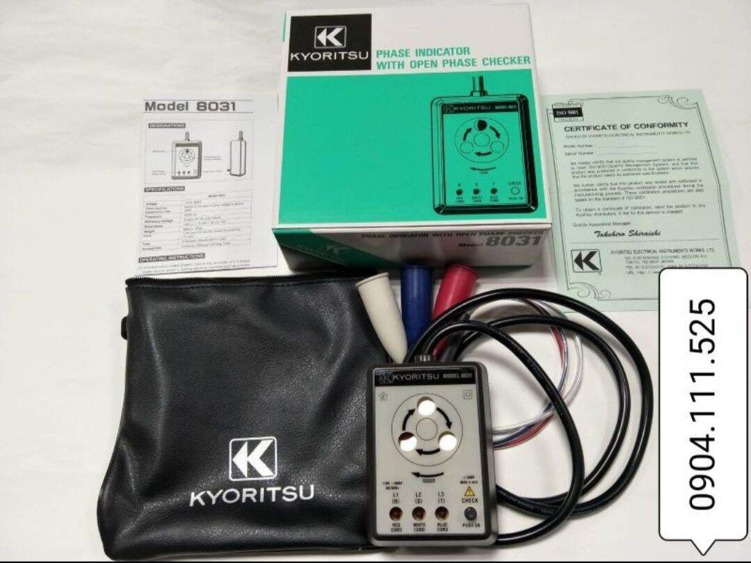 [HCM]Đồng hồ đo thứ tự pha KYORITSU 8031